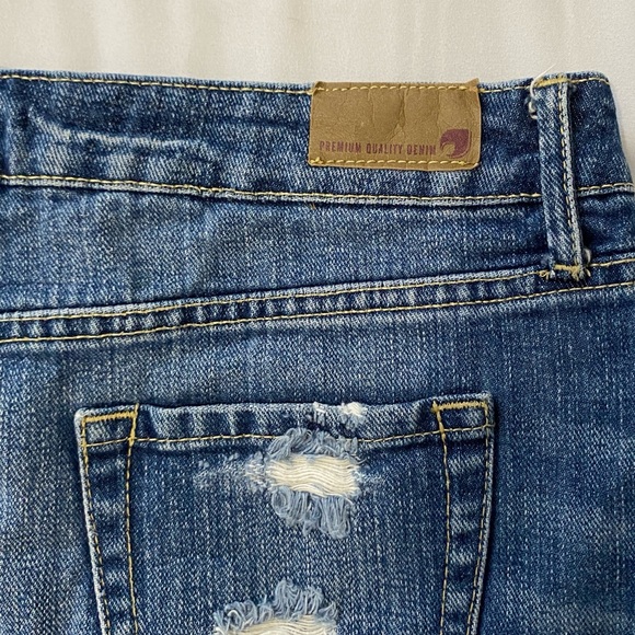 Bluenotes Distressed Denim Mini Skirt - Picture 4 of 7